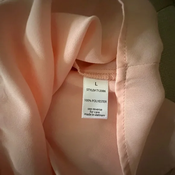 Active USA Light Pink Camisole with Crisscross Back - Picture 2 of 3